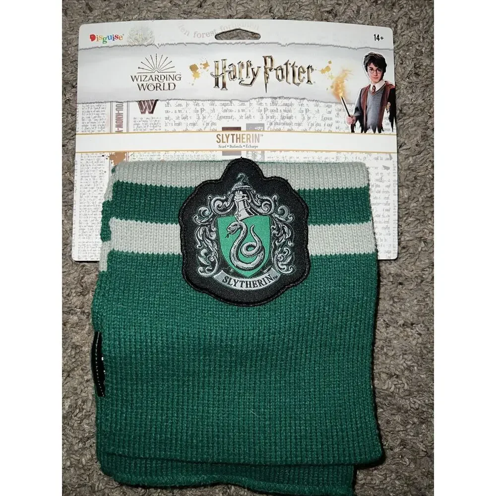 Slytherin Scarf Harry Potter Wizarding World Green‎ Costume Accessory